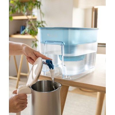Фільтр-глечик Brita Flow Memo MXPro 8.2л (5.2л очищеної води) з фільтр-картриджем, синій