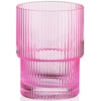 ARDESTO Набір склянок низьких 200мл, 2шт, скло, рожевий ARDESTO Набір склянок низьких 200мл, 2шт, скло, рожевий