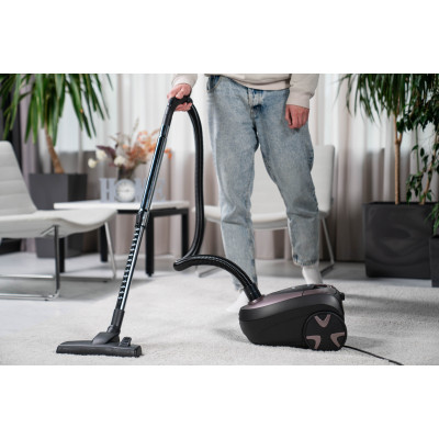 Пилосос Ardesto мішковий, 800Вт, мішок- 2.5л, HEPA, чорно-бронзовий