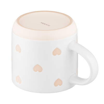 Чашка ARDESTO Heart, 420мл, кераміка, білий