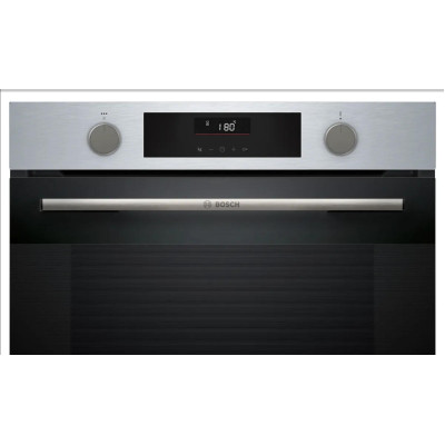 Духова шафа Bosch електрична, 76л, A, дисплей, конвекція, телескопічні направляючі,  нержавіюча сталь