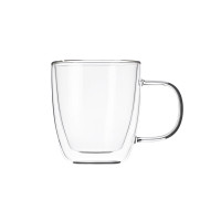 ARDESTO Набір чашок з ручками і подвійними стінками, 310мл, 2шт, боросилікатне скло, прозорий ARDESTO Набір чашок з ручками і подвійними стінками, 310мл, 2шт, боросилікатне скло, прозорий