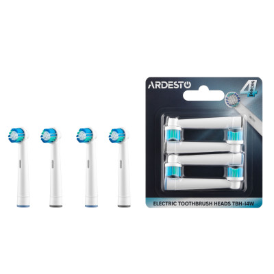 Насадка до електричних зубних щіток ARDESTO (ETB-I114W, ETB-ID114W, ETB-I009WB), 4 шт. в комплекті