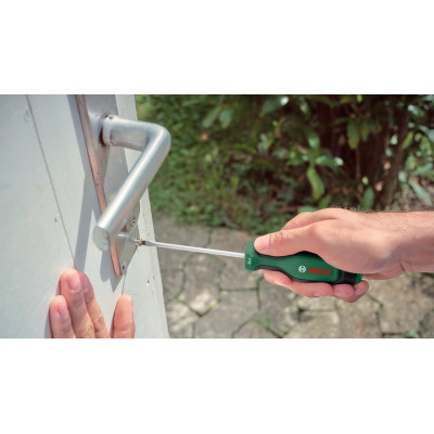 Викрутка Bosch SL 4мм, PH2х125мм, PZ1х100мм, PZ2х125мм, Т20х100, Т25х100 набір 6шт