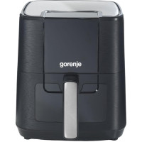 Мультипечь Gorenje 1350Вт, чаша-5.4л, сенсорное управление, 8 программ, пластик+металл, черный