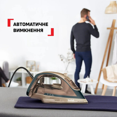 Праска Tefal Energy Power, 1500Вт, 270мл, паровий удар -280гр, постійна пара - 20гр, керам. підошва, бежевий Праска Tefal Energy Power, 1500Вт, 270мл, паровий удар -280гр, постійна пара - 20гр, керам. підошва, бежевий
