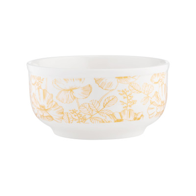 ARDESTO Салатник з кришкою Sunny day, 14 см, порцеляна ARDESTO Салатник з кришкою Sunny day, 14 см, порцеляна