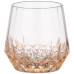 ARDESTO Набір склянок низьких Black Mars Favola 370мл, 2шт, скло, прозоро-золотистий