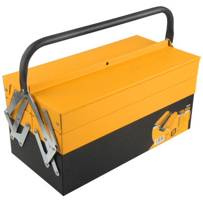 Ящик для інструменту Tolsen Профі, 2 розсувні секцій, 3 рівня, 40.4x20x19.5см, метал, 3.3кг