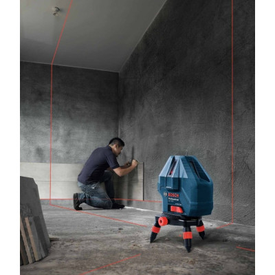 Нiвелiр лазерний Bosch Professional GLL 3-15X, до 15м, ±0.2мм/м, 3 проміня + 1 точка прямовису Нiвелiр лазерний Bosch Professional GLL 3-15X, до 15м, ±0.2мм/м, 3 проміня + 1 точка прямовису