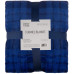 Плед ARDESTO Flannel 160х200см, 100% поліестер, клітинка, синій