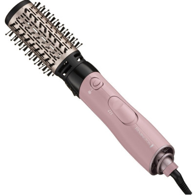 Фен-щітка Remington Coconut Smooth, 1000Вт, 2 режими, іонізація, хол. обдув, 2 насадки, чорно-рожевий Фен-щітка Remington Coconut Smooth, 1000Вт, 2 режими, іонізація, хол. обдув, 2 насадки, чорно-рожевий