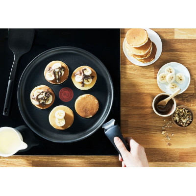 Tefal Сковорода Ingenio Unlimited, для оладок, 27см, литий алюміній Tefal Сковорода Ingenio Unlimited, для оладок, 27см, литий алюміній