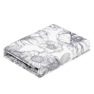 КПБ 1,5сп ARDESTO Gloria, підковдра 160х220см, простирадло 160х220см, наволочки (2) 50х70см, 100% бавовна, сатин, півонії, синій