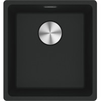 Мийка кухонна Franke Maris, фраграніт, прямокутник, без крила, 403х433х200мм, чаша - 1, монтаж під стільницю, MRG 110-37, чорний матовий Мийка кухонна Franke Maris, фраграніт, прямокутник, без крила, 403х433х200мм, чаша - 1, монтаж під стільницю, MRG 110-37, чорний матовий