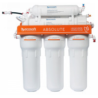 Фільтр зворотного осмосу Ecosoft Absolute з мінералізатором, мембрана 75gpd DuPont, дренаж 1:1