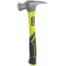 Молоток столярний Ryobi RH16FSS 450г магнітний утримувач руків'я скловолокно