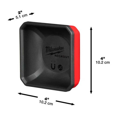 Піддон магнітний Milwaukee Packout, пластик, 100х100мм