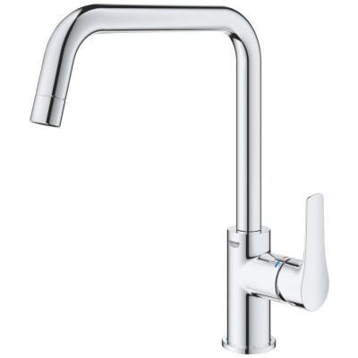 Змішувач для кухні Grohe Eurosmart, довж.виливу - 228мм, поворотний, 1важіль, хром Змішувач для кухні Grohe Eurosmart, довж.виливу - 228мм, поворотний, 1важіль, хром