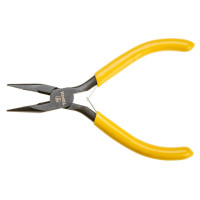 Плоскогубці подовжені прямі TOPEX, прецизійні, 125мм Плоскогубці подовжені прямі TOPEX, прецизійні, 125мм