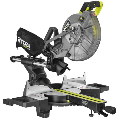 Ryobi Пила торцювальна RMS18254X-0, акумуляторна, 18В ONE+ НР, з протяжкою, диск 254мм, 14кг, без АКБ та ЗП Ryobi Пила торцювальна RMS18254X-0, акумуляторна, 18В ONE+ НР, з протяжкою, диск 254мм, 14кг, без АКБ та ЗП