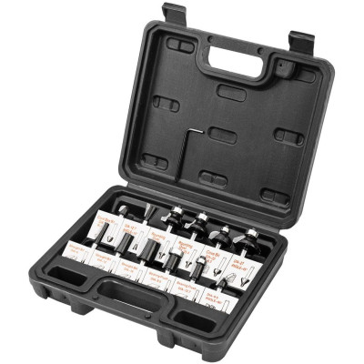 Verto Фрези, набір 12шт, хвостовик 6мм, кейс