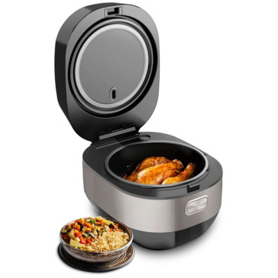 Мультиварка Tefal Multicook&Bake IH, 1500Вт, чаша-5л, електронне керув., метал/пластик, чорний