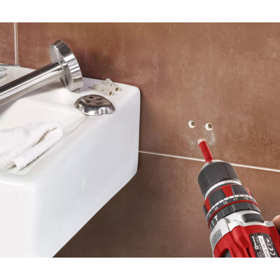 Свердло по кахелю та склу трубчате Einhell 5/6/8/10мм XS-Case набір 4шт 0.12кг