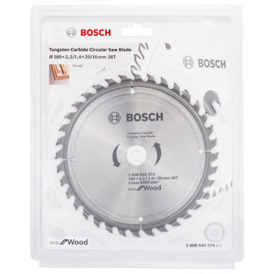 Диск пиляльний Bosch Professional Eco for Wood 160x2.2x20-36T
