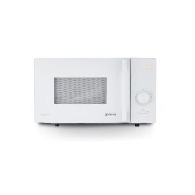 Мікрохвильова піч Gorenje, 20л, мех. керув., 700Вт, гриль, інвертор, білий Мікрохвильова піч Gorenje, 20л, мех. керув., 700Вт, гриль, інвертор, білий