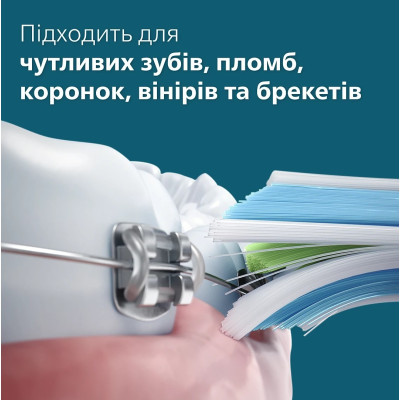Щітка зубна електр. Philips, Sonicare 4100 Series, 31т. колив/хв, насадок-1, зелений