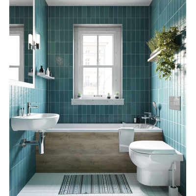 Унітаз підвісний Deante Avis безобідковий, сидіння в комплекті, білий Унітаз підвісний Deante Avis безобідковий, сидіння в комплекті, білий