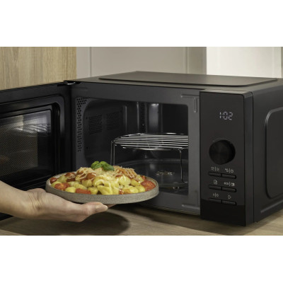 Мікрохвильова піч Gorenje, 20л, електр. керув., 800Вт, гриль, дисплей, 20 програм, інвертор, чорний Мікрохвильова піч Gorenje, 20л, електр. керув., 800Вт, гриль, дисплей, 20 програм, інвертор, чорний