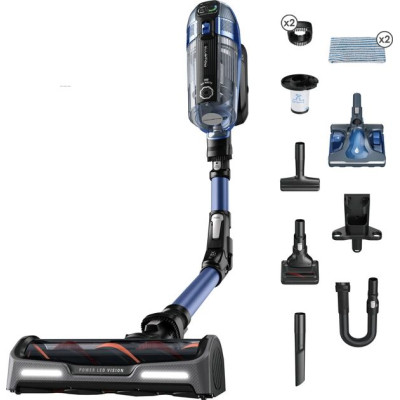 Пылесос Rowenta беспроводной Xforce Flex 14.60 Aqua, 200Вт, влажная уборка, контр пыль -0.9л, автон. работа до 70мин, НЕРА, черно-синий (RH99C0WO) Пылесос Rowenta беспроводной Xforce Flex 14.60 Aqua, 200Вт, влажная уборка, контр пыль -0.9л, автон. работа до 70мин, НЕРА, черно-синий (RH99C0WO)