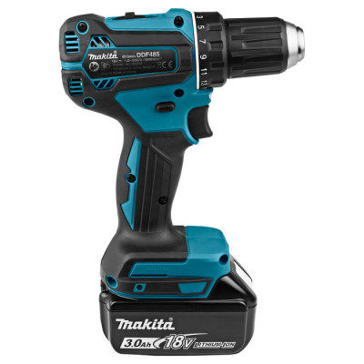 Шурупокрут-дриль акумуляторний Makita DDF485SFJ 18B 1х3А·год 27-50Нм 0-500·0-1900об/хв кейс 1.7кг