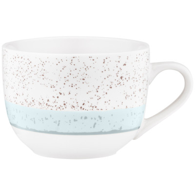 ARDESTO Чашка Siena, 500мл, порцеляна, біло-блакитний ARDESTO Чашка Siena, 500мл, порцеляна, біло-блакитний