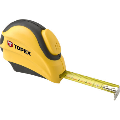 Topex Рулетка, 3м х 16мм, автоматичне блокування змотування стрічки Topex Рулетка, 3м х 16мм, автоматичне блокування змотування стрічки