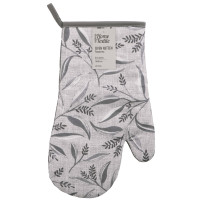 Рукавичка ARDESTO Grey leaves 18х30см, 100% поліестер (верх), 100% бавовна (низ), cірий