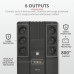 Источник бесперебойного питания Trust Maxxon 800VA UPS with 6 standard wall power outlets BLACK