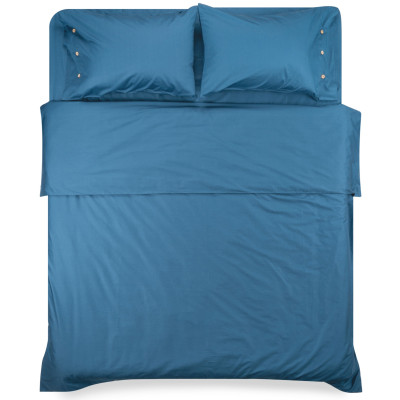 Простирадло на резинці ARDESTO Mix&Match, 180х200+30см, 100% бавовна, сатин, синій