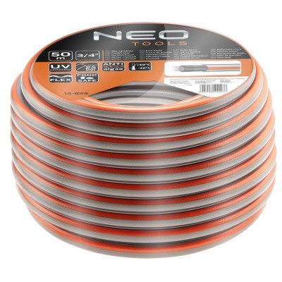 Шланг садовый Neo Tools Optima, 3/4", 50м, 4 слоя, до 25бар, -20...+60°C