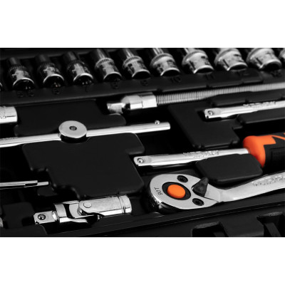 Набір інструментів Neo Tools, набір торцевих головок, 1/4