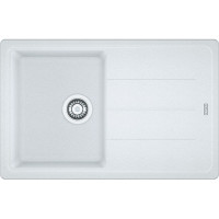 Мийка кухонна Franke Basis, фраграніт, прямокутник, з крилом, 780х500х200мм, чаша - 1, накладна, BFG 611-78, білий Мийка кухонна Franke Basis, фраграніт, прямокутник, з крилом, 780х500х200мм, чаша - 1, накладна, BFG 611-78, білий