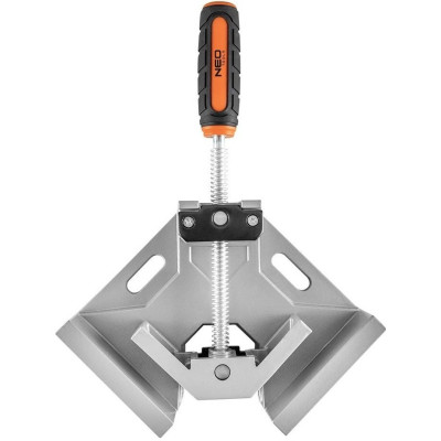 Neo Tools Струбцина, кутова, алюмінієва, напрямна 95мм, 70х70мм Neo Tools Струбцина, кутова, алюмінієва, напрямна 95мм, 70х70мм