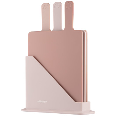 Набір дошок кухонних на підставці ARDESTO Fresh, 3шт, 24.1х33х7.9см, пластик Набір дошок кухонних на підставці ARDESTO Fresh, 3шт, 24.1х33х7.9см, пластик