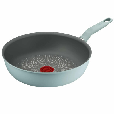 Сковорода ВОК Tefal Halo EUCALYPTUS, 26см, алюміній, бакеліт, сірий Сковорода ВОК Tefal Halo EUCALYPTUS, 26см, алюміній, бакеліт, сірий