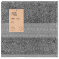 Рушник махровий ARDESTO SuperSoft 50х90см, 100% бавовна, сірий