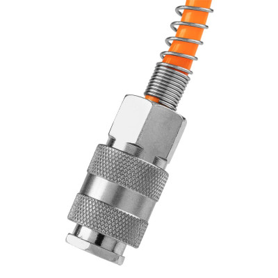 Neo Tools Шланг пневматичний спіральний, 5x8мм, 8бар, поліетилен, 10м Neo Tools Шланг пневматичний спіральний, 5x8мм, 8бар, поліетилен, 10м