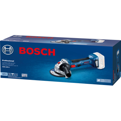 Шлифмашина угловая аккумуляторная Bosch GWS 180-LI 125мм 18В 11000об/мин 16кг без АКБ и ЗУ (0.601.9H9.020) Шлифмашина угловая аккумуляторная Bosch GWS 180-LI 125мм 18В 11000об/мин 16кг без АКБ и ЗУ (0.601.9H9.020)