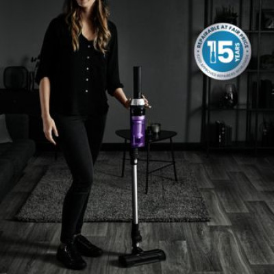 Пилосос Rowenta безпровідний X-Nano Essential, 100Вт, конт пил -0.4л, автон. робота до 40хв, НЕРА, фіолетово-чорний (RH1129WO)